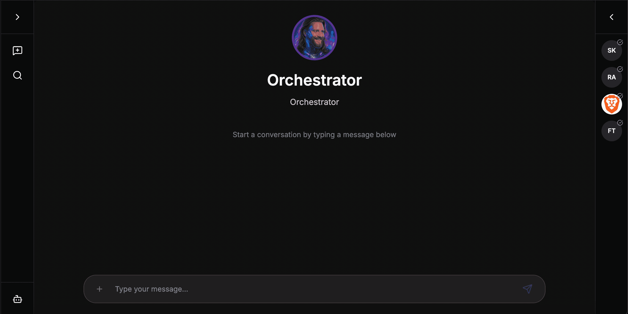Orchestrator interface